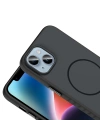 Apple iPhone 13 Kılıf M-safe Şarj Özellikli Zore Tea Kapak
