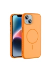 Apple iPhone 13 Kılıf M-safe Şarj Özellikli Zore Tea Kapak
