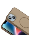 Apple iPhone 13 Kılıf M-safe Şarj Özellikli Zore Tea Kapak
