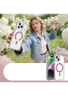 Apple iPhone 13 Kılıf M-safe Şarj Özellikli Zore Tera Silikon Kapak