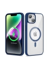 Apple iPhone 13 Kılıf M-safe Wireless Şarj Özellikli Silikon Zore Ege Kapak