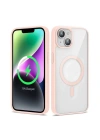 Apple iPhone 13 Kılıf M-safe Wireless Şarj Özellikli Silikon Zore Ege Kapak