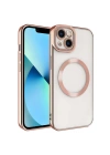 Apple iPhone 13 Kılıf M-safe Wireless Şarj Özellikli Zore Setro Silikon