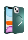 Apple iPhone 13 Kılıf M-safe Wireless Şarj Özellikli Zore Stil Kapak