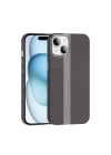 Apple iPhone 13 Kılıf M-safe Şarj Özellikli Karbon Fiber Görünümlü Zore Gros Kapak
