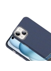 Apple iPhone 13 Kılıf M-safe Şarj Özellikli Karbon Fiber Görünümlü Zore Gros Kapak