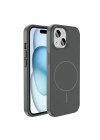 Apple iPhone 13 Kılıf M-safe Şarj Özellikli Sıvı Teknolojili Silinebilir Sert Zore Kivi Kapak