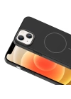 Apple iPhone 13 Kılıf M-safe Şarj Özellikli Zore Ruby Sert Kapak