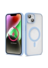 Apple iPhone 13 Kılıf M-safe Wireless Şarj Özellikli Silikon Zore Ege Kapak