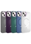Apple iPhone 13 Kılıf M-safe Wireless Şarj Özellikli Zore Stil Kapak