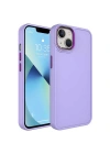 Apple iPhone 13 Kılıf Metal Çerçeve ve Buton Tasarımlı Sert Zore Botox Kapak