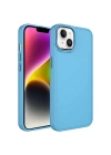 Apple iPhone 13 Kılıf Metal Çerçeve ve Buton Tasarımlı Silikon Zore Luna Kapak