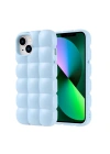 Apple iPhone 13 Kılıf Parlak Esnek Silikon Zore Dom Dom Kapak