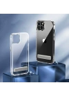 Apple iPhone 13 Kılıf Standlı Şeffaf Silikon Zore L-Stand Kapak