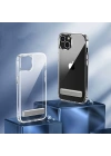Apple iPhone 13 Kılıf Standlı Şeffaf Silikon Zore L-Stand Kapak