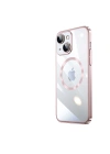 Apple iPhone 13 Kılıf Wireless Şarj Özellikli Sert PC Zore Riksos M-safe Kapak