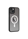 Apple iPhone 13 Kılıf Wireless Şarj Özellikli Zore Hibrit M-safe Kapak