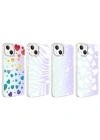 Apple iPhone 13 Kılıf Zore M-Blue Desenli Kapak