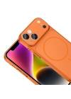 Apple iPhone 13 Kılıf Zore M-Safe Şarj Özellikli Kamera Korumalı Formen Kapak