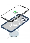 Apple iPhone 13 Kılıf Zore Mokka Wireless Kapak
