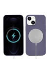 Apple iPhone 13 Kılıf Zore Silksafe Wireless Kapak