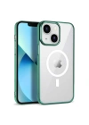 Apple iPhone 13 Kılıf Zore Wireless Şarj Özellikli Pixel M-safe Kapak