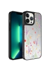 Apple iPhone 13 Pro Kılıf Aynalı Desenli Kamera Korumalı Parlak Zore Mirror Kapak