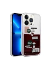 Apple iPhone 13 Pro Kılıf Desenli Sıvılı Zore Drink Silikon Kapak
