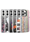 Apple iPhone 13 Pro Kılıf Desenli Zore Silver Sert Kapak