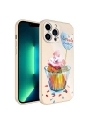 Apple iPhone 13 Pro Kılıf Kamera Korumalı Desenli Sert Silikon Zore Epoksi Kapak