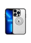 Apple iPhone 13 Pro Kılıf Kamera Korumalı Logo Gösteren Zore Esta Kapak