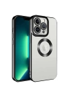 Apple iPhone 13 Pro Kılıf Kamera Korumalı Logo Gösteren Zore Omega Kapak