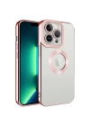Apple iPhone 13 Pro Kılıf Kamera Korumalı Logo Gösteren Zore Omega Kapak