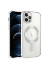 Apple iPhone 13 Pro Kılıf Kamera Korumalı M-safe Wireless Şarj Özellikli Zore Demre Kapak