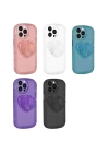 Apple iPhone 13 Pro Kılıf Kamera Korumalı Pop Soketli Renkli Zore Ofro Kapak