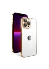 Apple iPhone 13 Pro Kılıf Kamera Korumalı Renkli Çerçeveli Zore Garaj Kapak