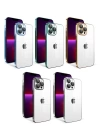 Apple iPhone 13 Pro Kılıf Kamera Korumalı Renkli Çerçeveli Zore Garaj Kapak