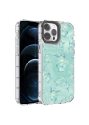 Apple iPhone 13 Pro Kılıf Kamera Korumalı Renkli Desenli Sert Silikon Zore Korn Kapak