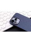 Apple iPhone 13 Pro Kılıf Karbon Fiber Tasarımlı Zore Karbono Kapak