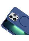 Apple iPhone 13 Pro Kılıf M-safe Şarj Özellikli Zore Meta Kapak