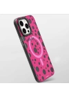 Apple iPhone 13 Pro Kılıf Magsafe Şarj Özellikli Polka Dot Desenli Youngkit Spots Serisi Kapak