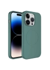 Apple iPhone 13 Pro Kılıf M-safe Wireless Şarj Özellikli Pastel Renk Silikon Zore Plas Kapak