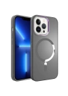 Apple iPhone 13 Pro Kılıf M-safe Wireless Şarj Özellikli Zore Stil Kapak