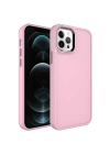 Apple iPhone 13 Pro Kılıf Metal Çerçeve ve Buton Tasarımlı Sert Zore Botox Kapak