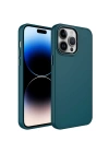 Apple iPhone 13 Pro Kılıf Metal Çerçeve ve Buton Tasarımlı Silikon Zore Luna Kapak