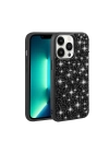 Apple iPhone 13 Pro Kılıf Parlak Taşlı Tasarım Zore Linea Kapak