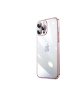 Apple iPhone 13 Pro Kılıf Sert PC Renkli Çerçeveli Zore Riksos Kapak