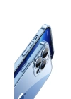 Apple iPhone 13 Pro Kılıf Sert PC Renkli Çerçeveli Zore Riksos Kapak