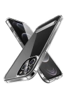 Apple iPhone 13 Pro Kılıf Standlı Şeffaf Silikon Zore L-Stand Kapak