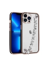 Apple iPhone 13 Pro Kılıf Taş Süslemeli Kamera Korumalı El Tutamaçlı Zore Blazer Kapak